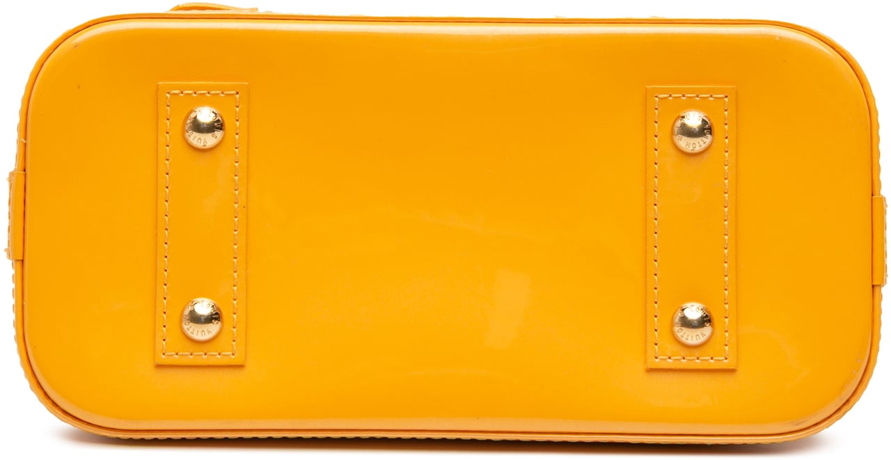 Louis Vuitton Monogram Vernis Alma BB Geel