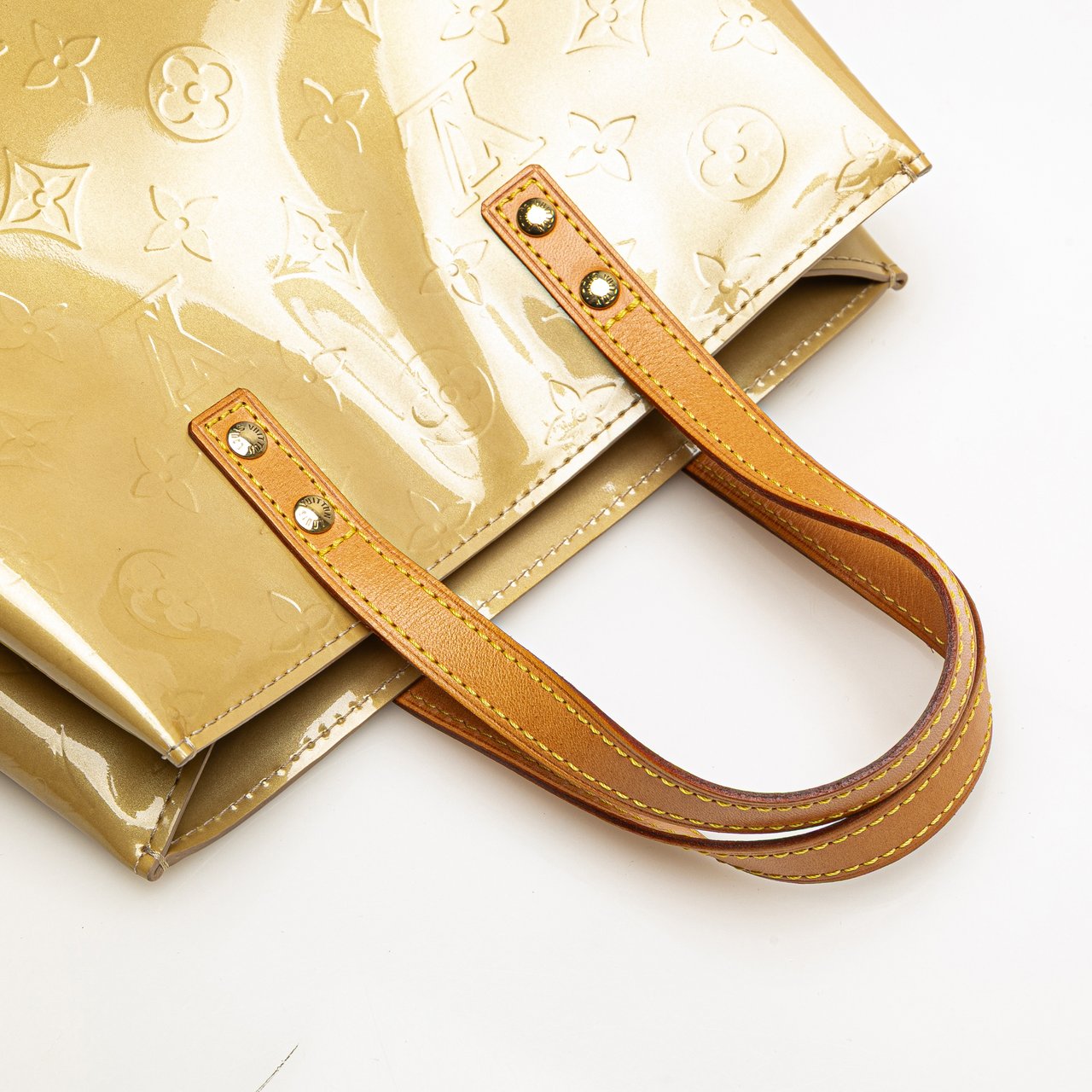 Louis Vuitton Monogram Vernis Reade PM Bruin