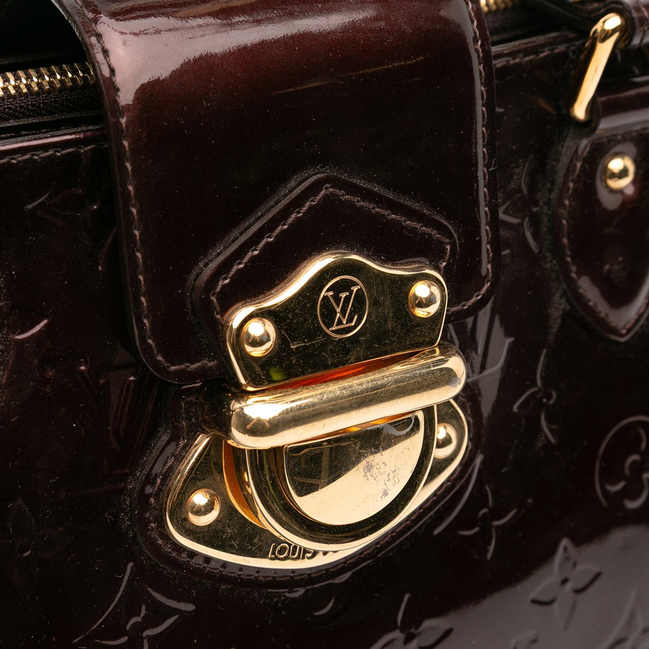 Louis Vuitton Monogram Vernis Melrose Avenue Paars