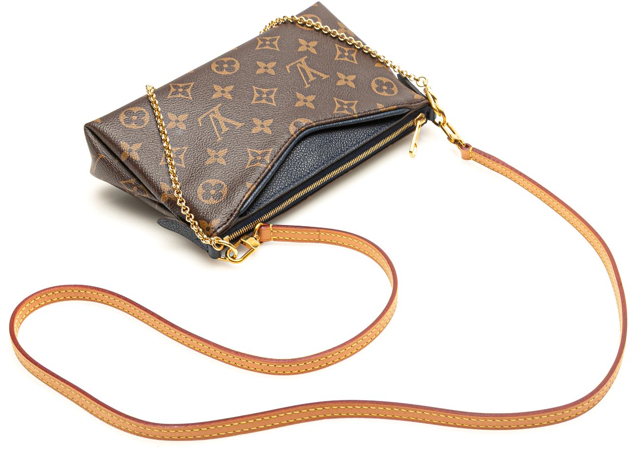 Louis Vuitton Monogram Pallas Clutch Bruin