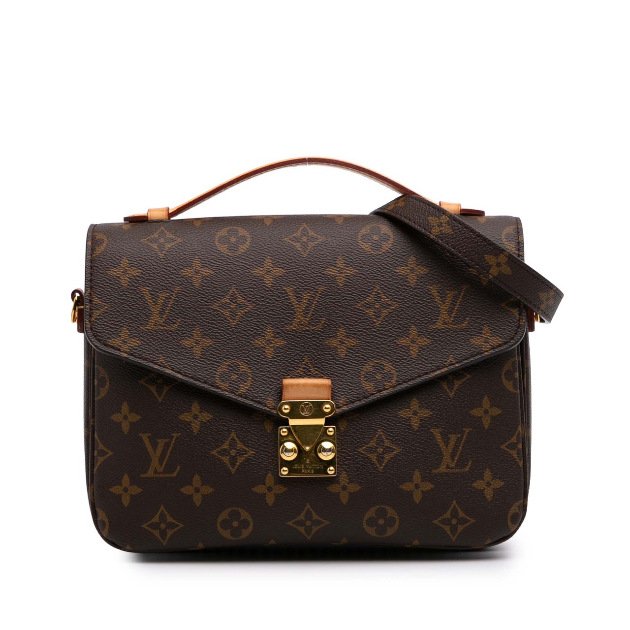 Louis Vuitton Monogram Pochette Metis Bruin