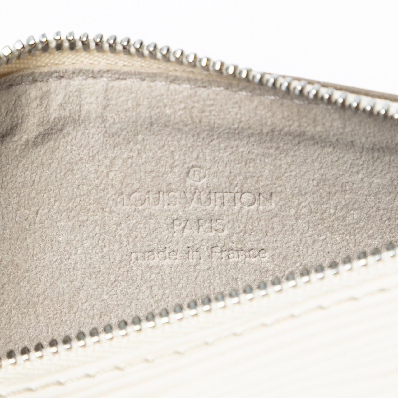 Louis Vuitton Epi Pochette Papillon Wit