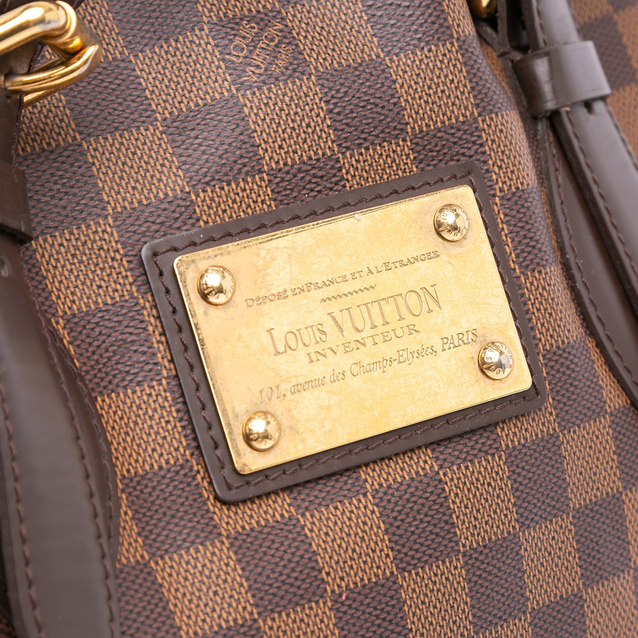 Louis Vuitton Damier Ebene Hampstead GM Bruin
