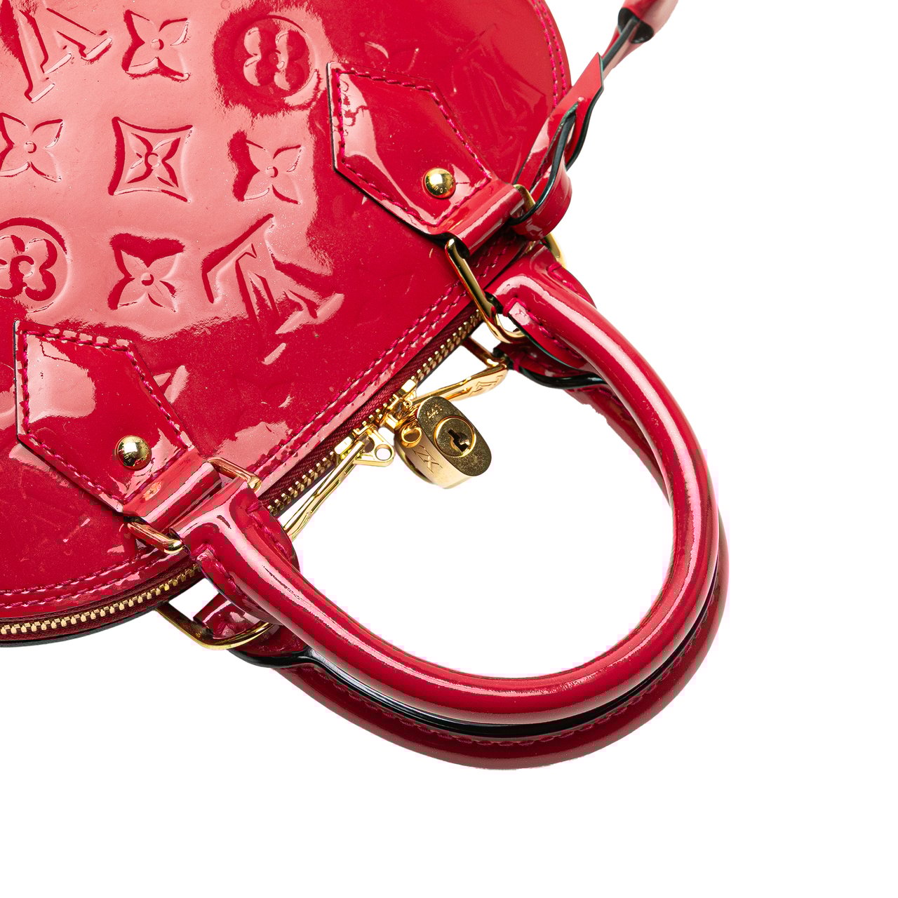 Louis Vuitton Monogram Vernis Alma BB Rood