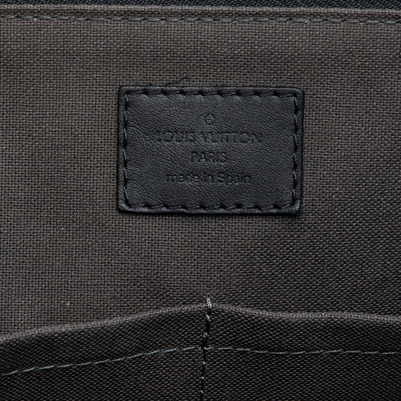 Louis Vuitton Damier Infini Porte Documents Jour Zwart