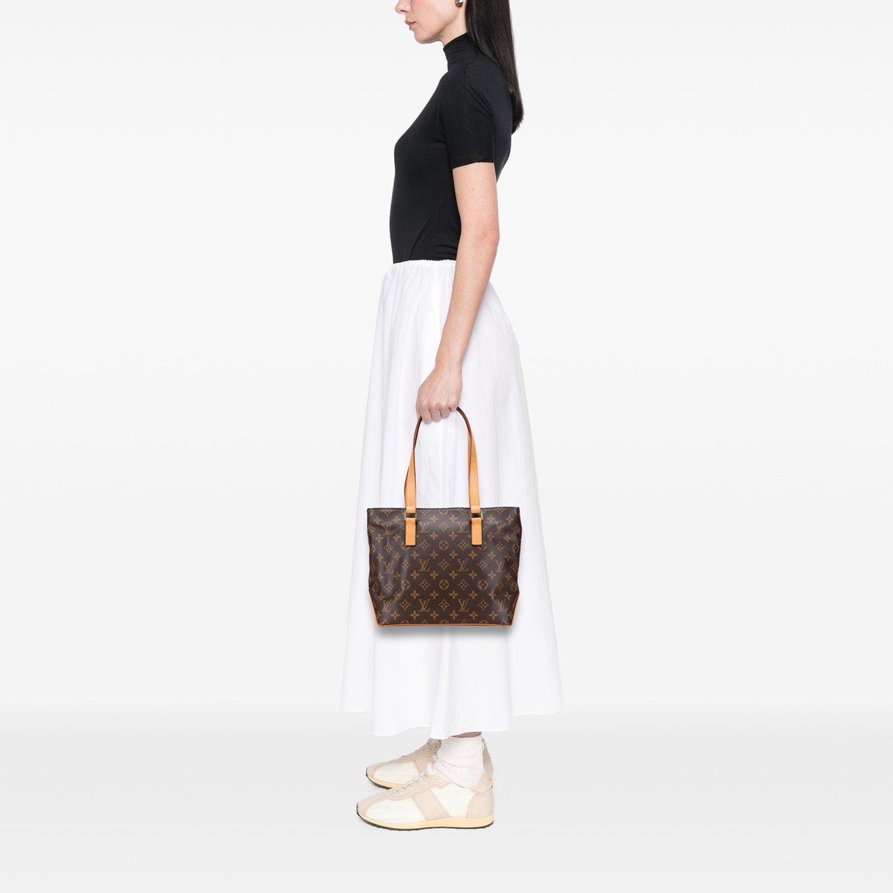 Louis Vuitton Monogram Cabas Piano Bruin