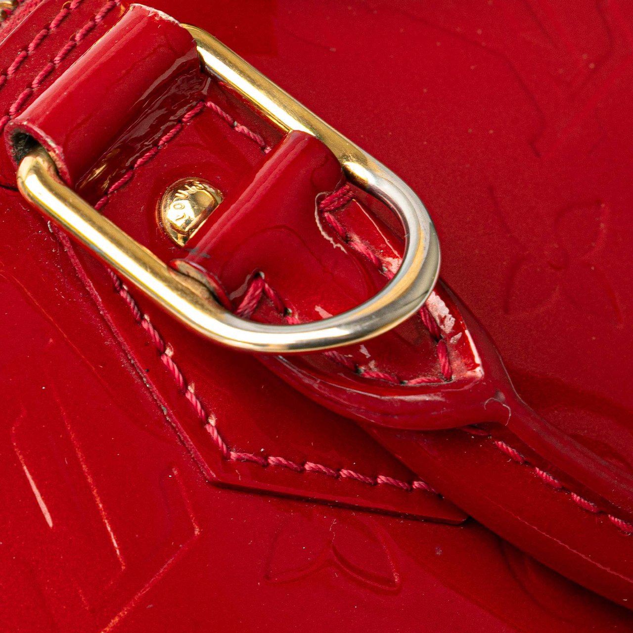 Louis Vuitton Monogram Vernis Alma BB Rood