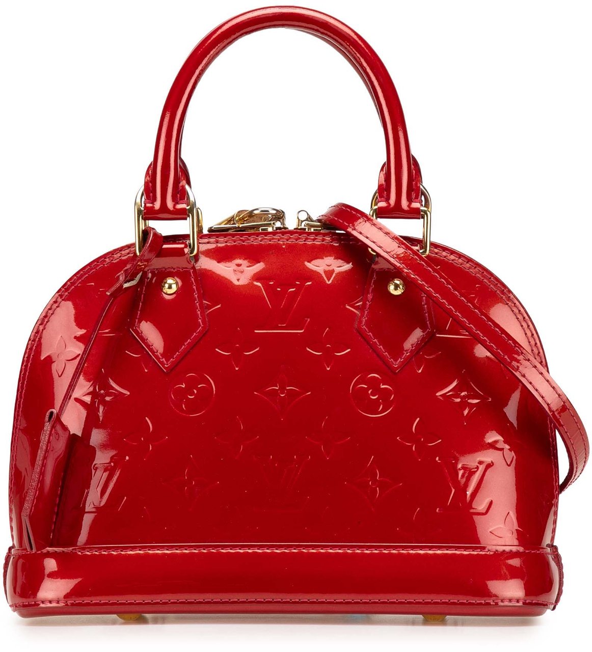 Louis Vuitton Monogram Vernis Alma BB Rood