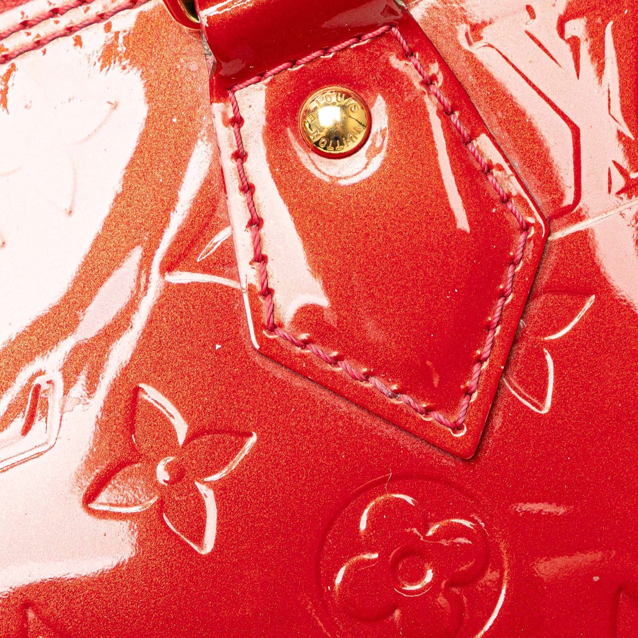 Louis Vuitton Monogram Vernis Alma BB Rood