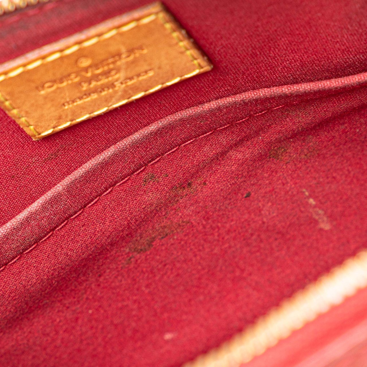 Louis Vuitton Monogram Vernis Alma BB Rood