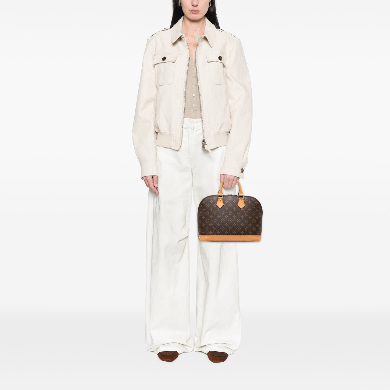 Louis Vuitton Monogram Alma PM Bruin