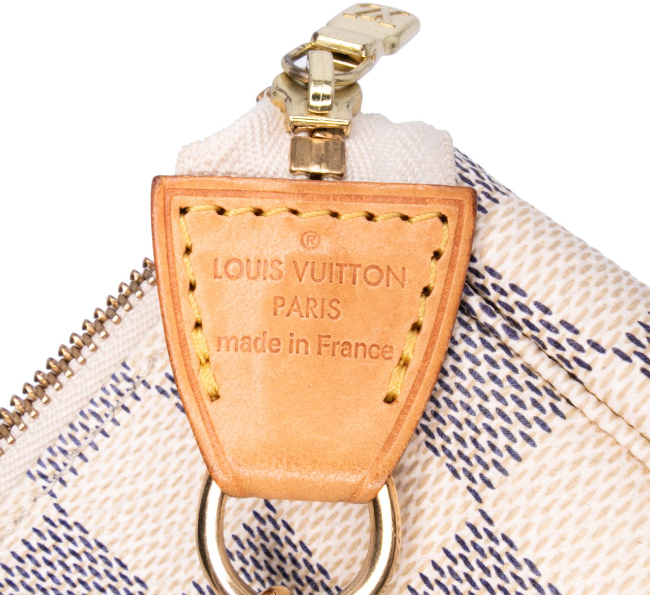 Louis Vuitton Damier Azur Mini Pochette Accessoires Wit