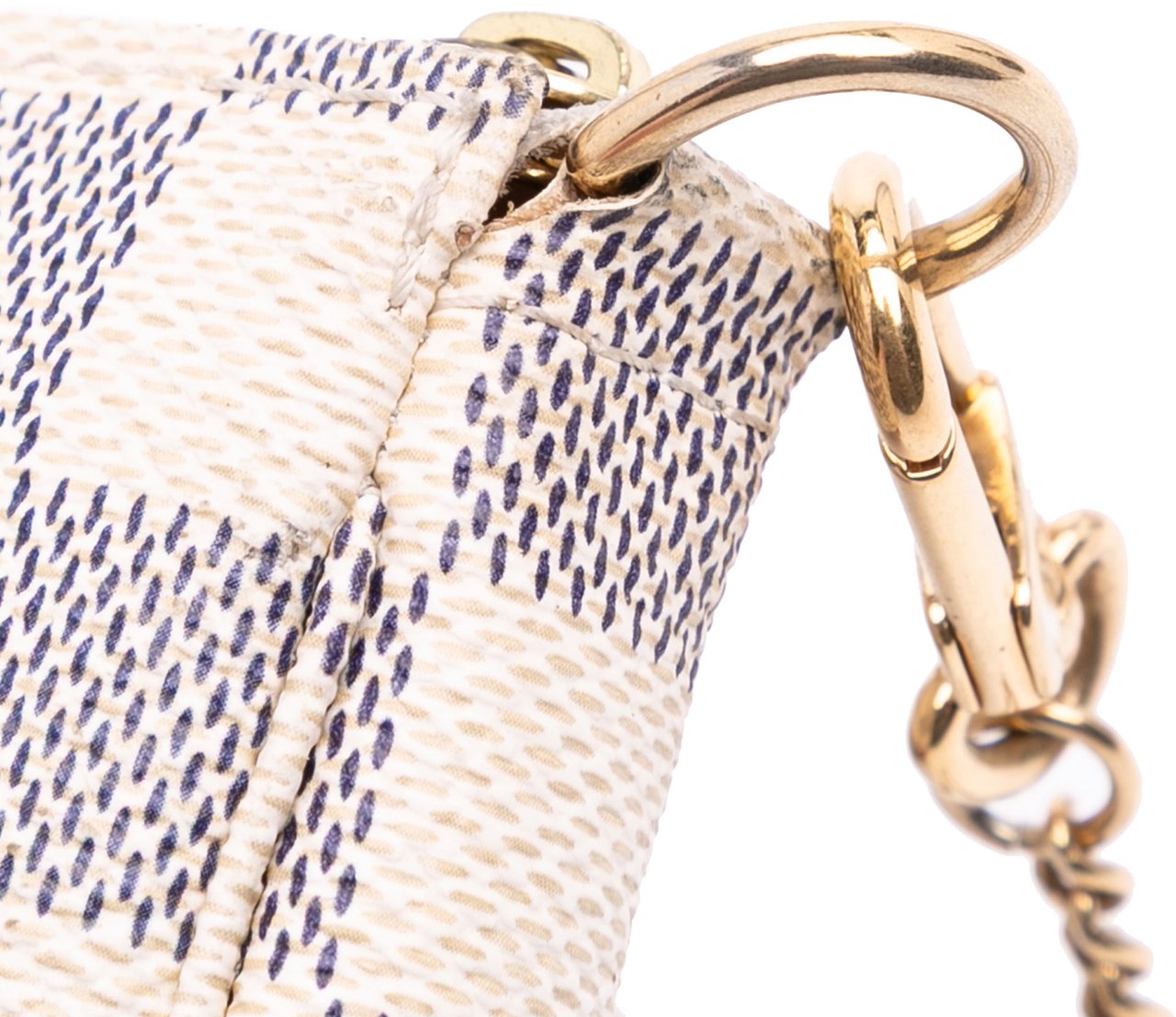 Louis Vuitton Damier Azur Mini Pochette Accessoires Wit