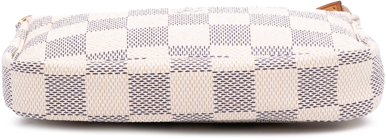 Louis Vuitton Damier Azur Mini Pochette Accessoires Wit
