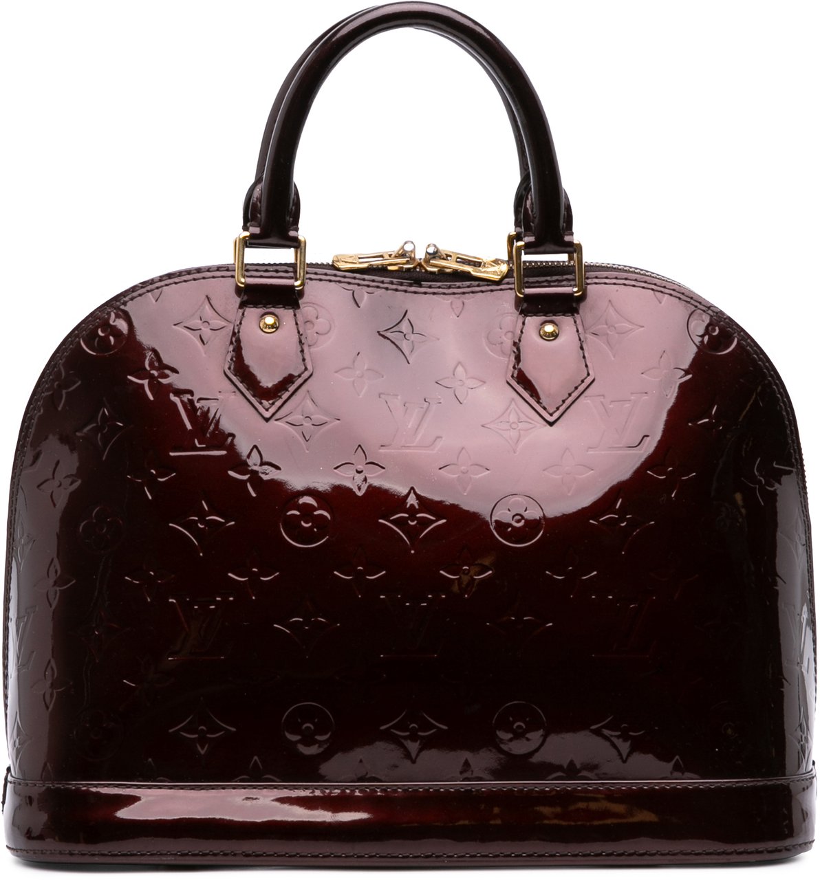 Louis Vuitton Monogram Vernis Alma PM Paars