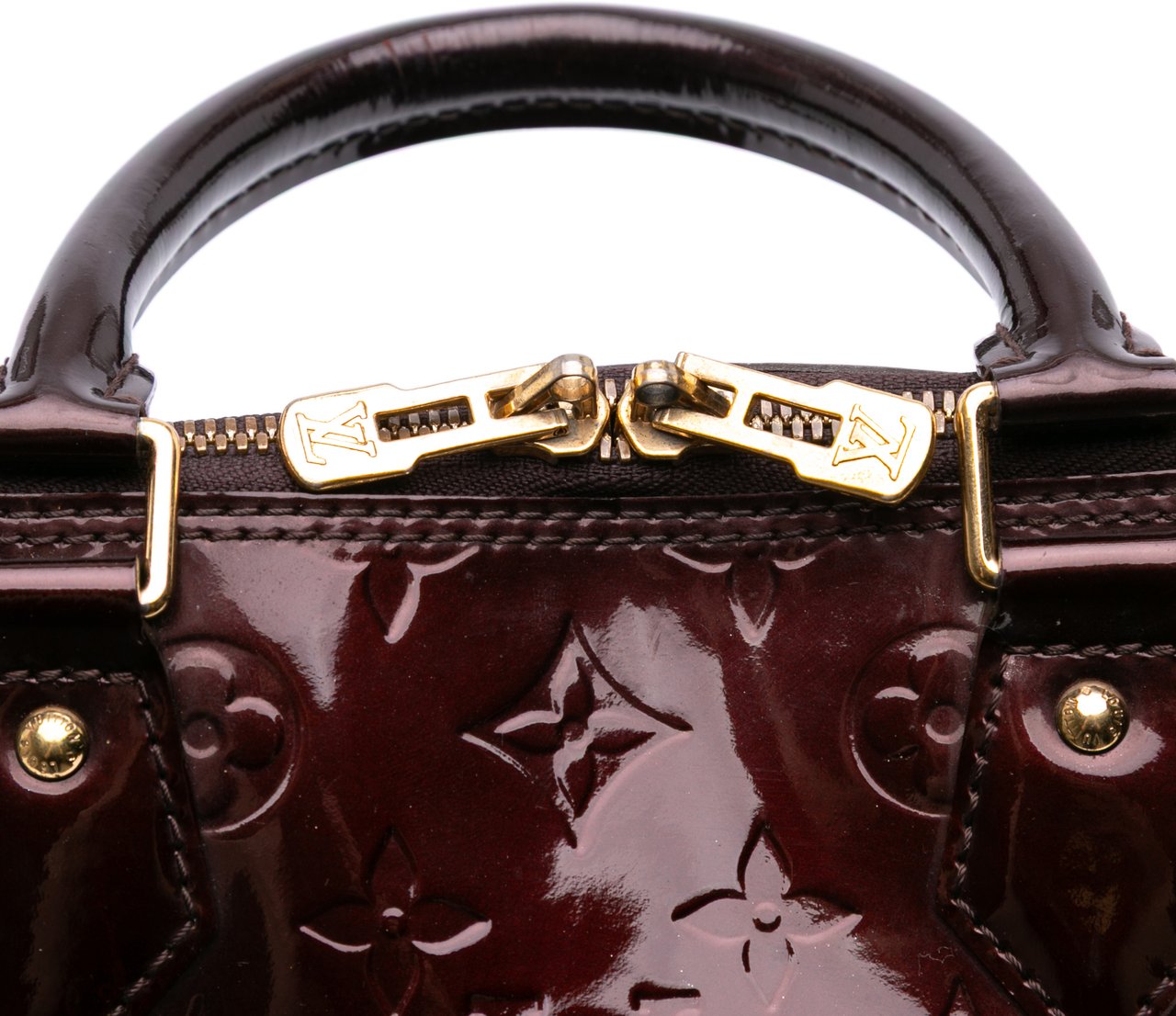 Louis Vuitton Monogram Vernis Alma PM Paars