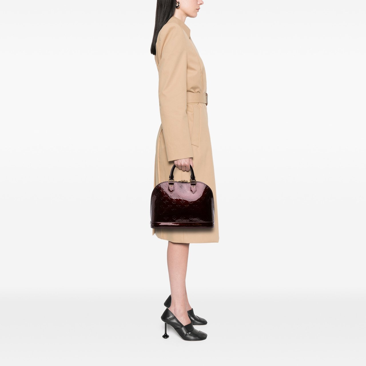 Louis Vuitton Monogram Vernis Alma PM Paars