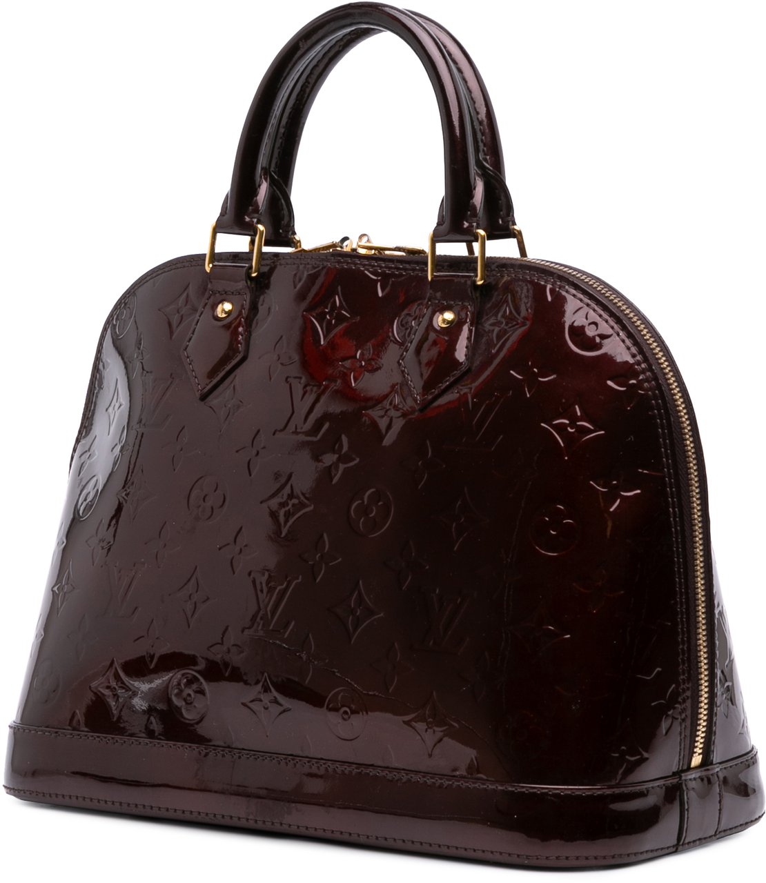 Louis Vuitton Monogram Vernis Alma PM Paars