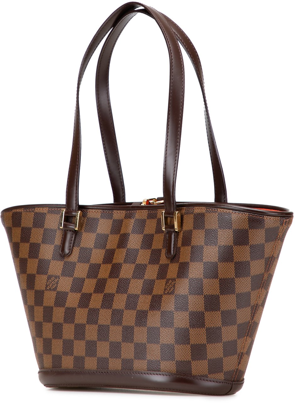 Louis Vuitton Damier Ebene Manosque PM Bruin
