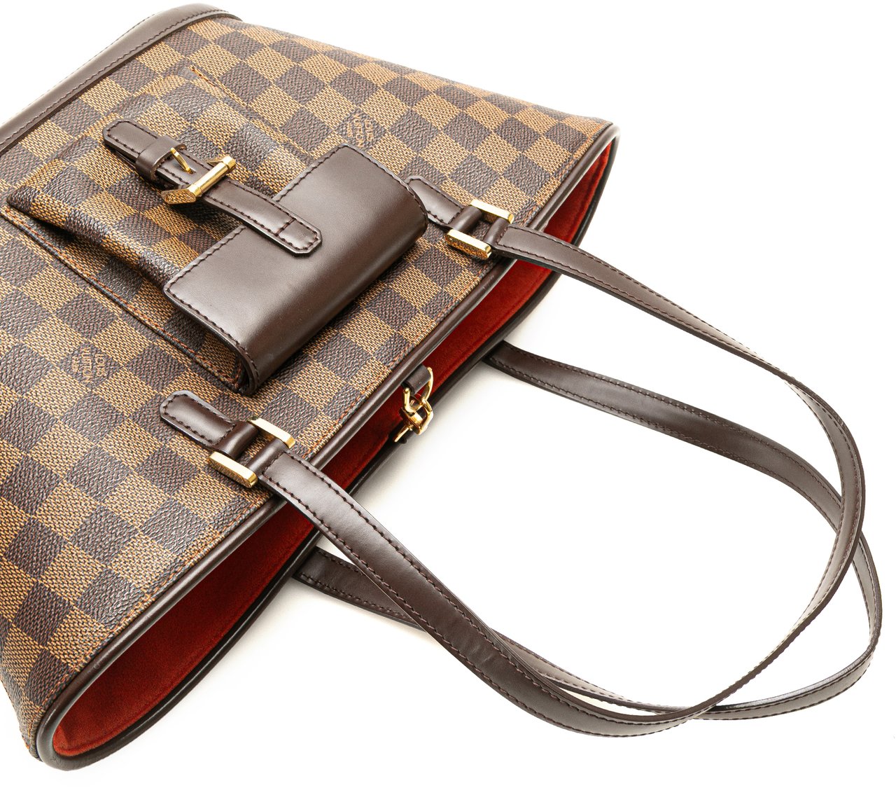 Louis Vuitton Damier Ebene Manosque PM Bruin