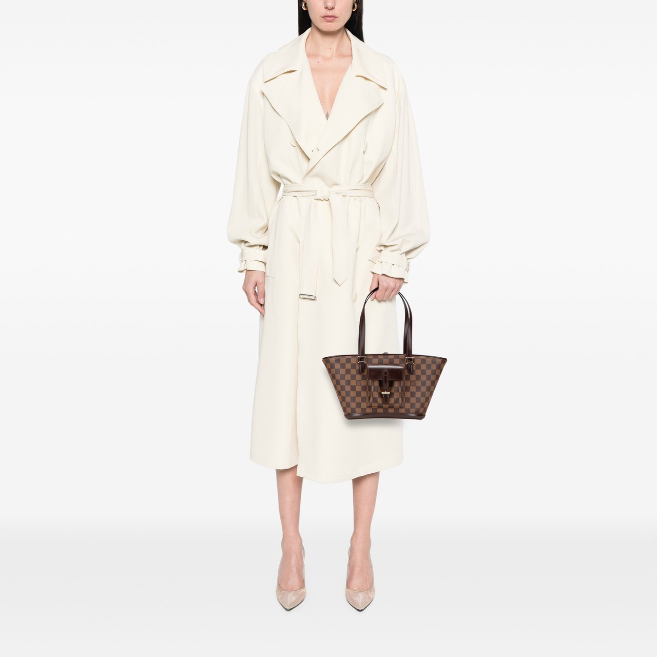 Louis Vuitton Damier Ebene Manosque PM Bruin