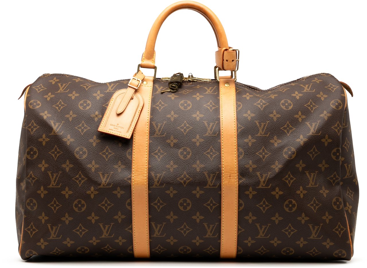 Louis Vuitton Monogram Keepall 50 Bruin