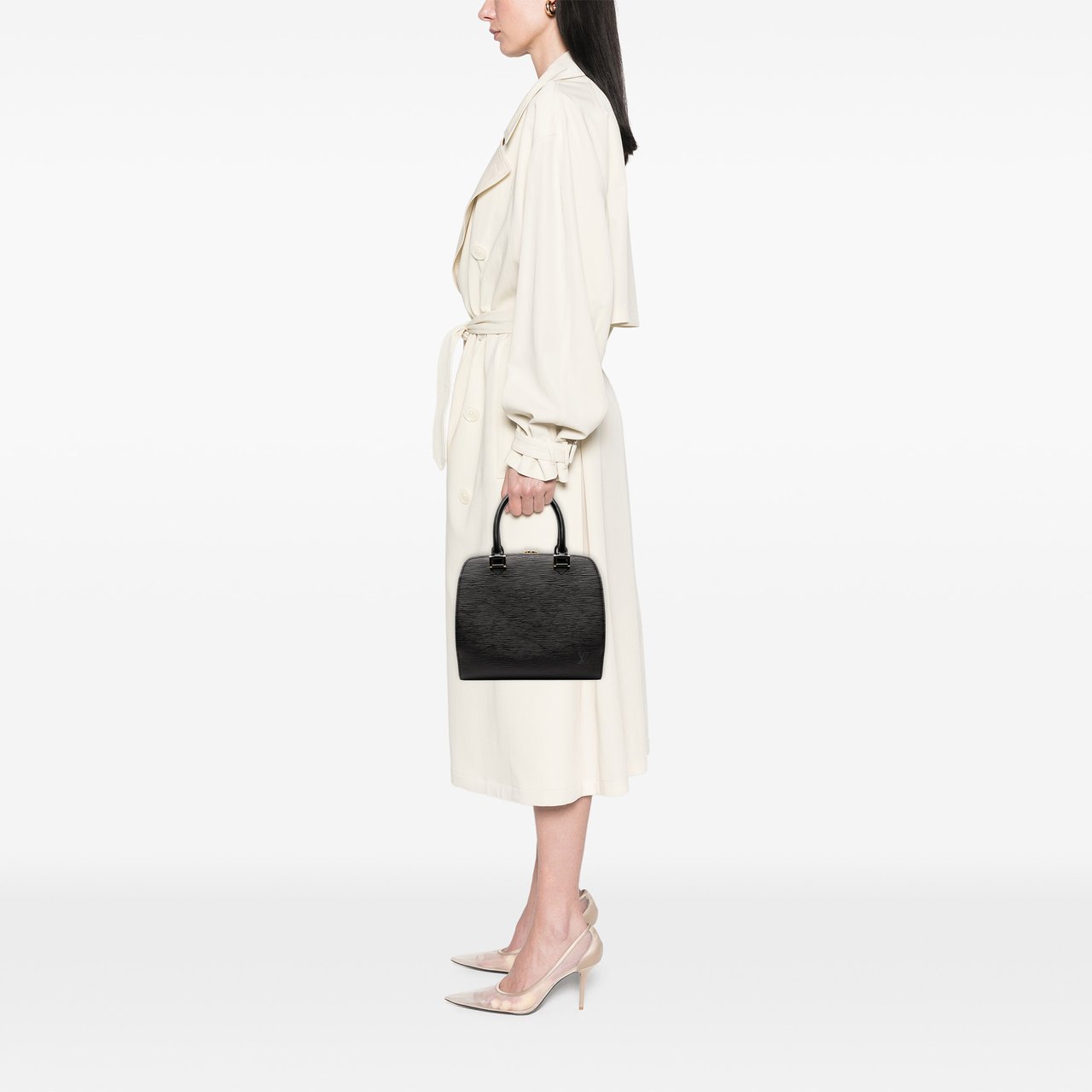 Louis Vuitton Epi Pont-Neuf PM Zwart