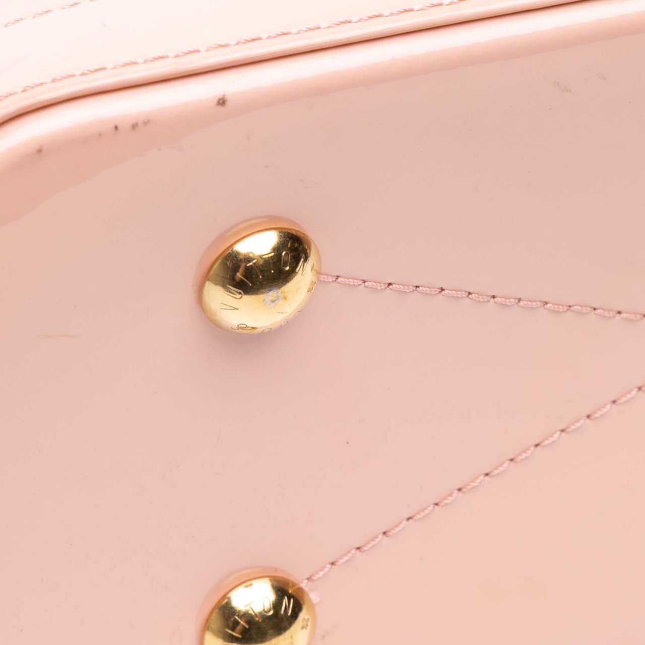 Louis Vuitton Vernis Miroir Alma BB Roze