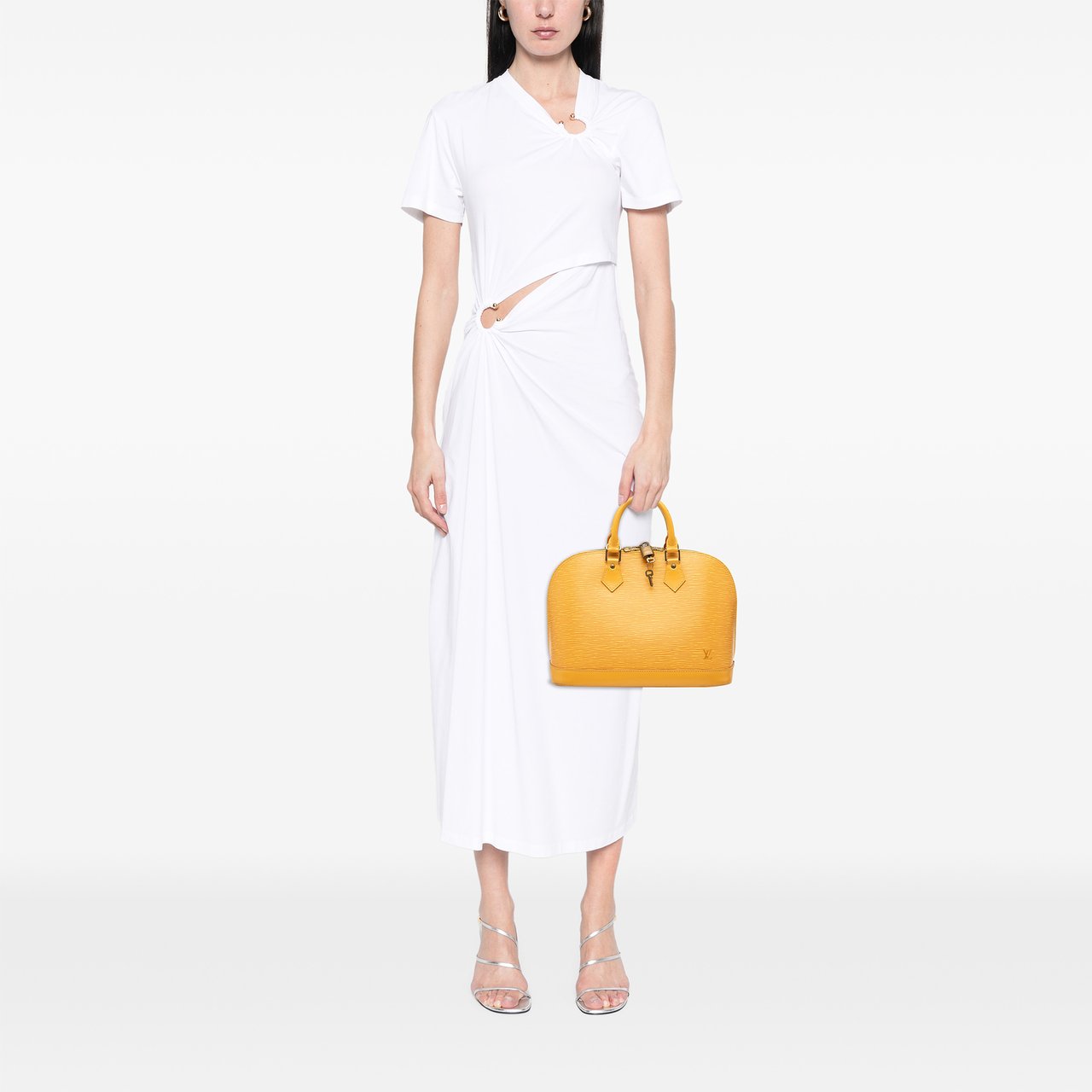 Louis Vuitton Epi Alma PM Geel