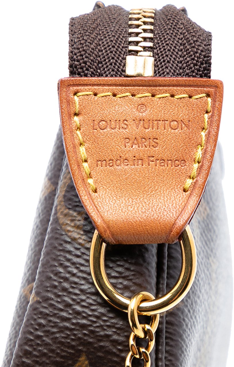 Louis Vuitton Monogram Mini Pochette Accessoires Bruin