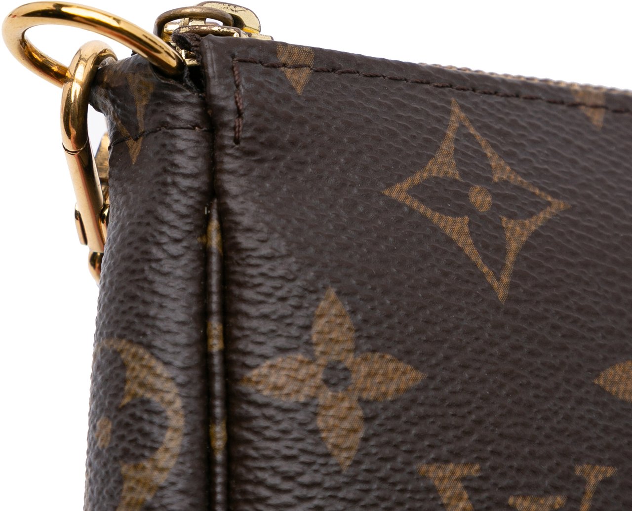 Louis Vuitton Monogram Mini Pochette Accessoires Bruin