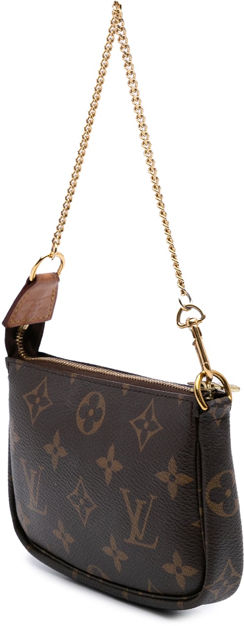 Louis Vuitton Monogram Mini Pochette Accessoires Bruin