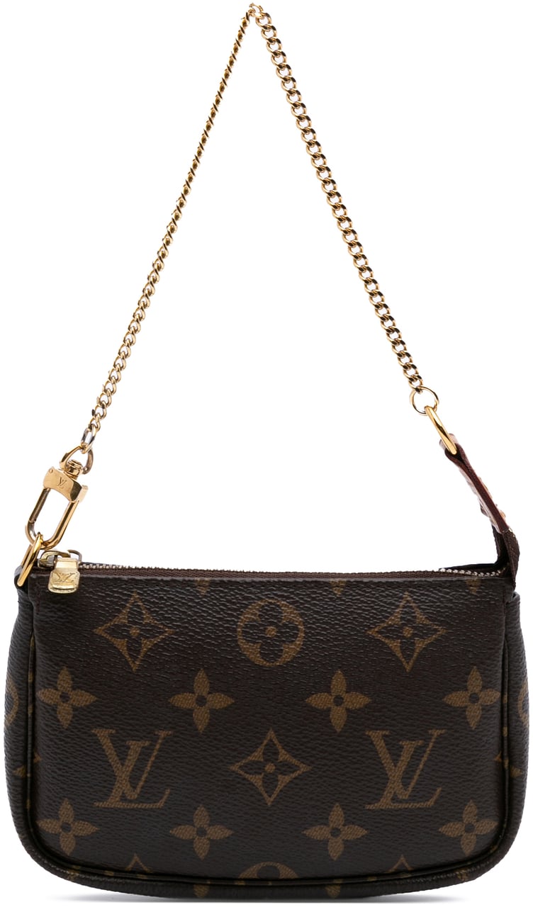 Louis Vuitton Monogram Mini Pochette Accessoires Bruin