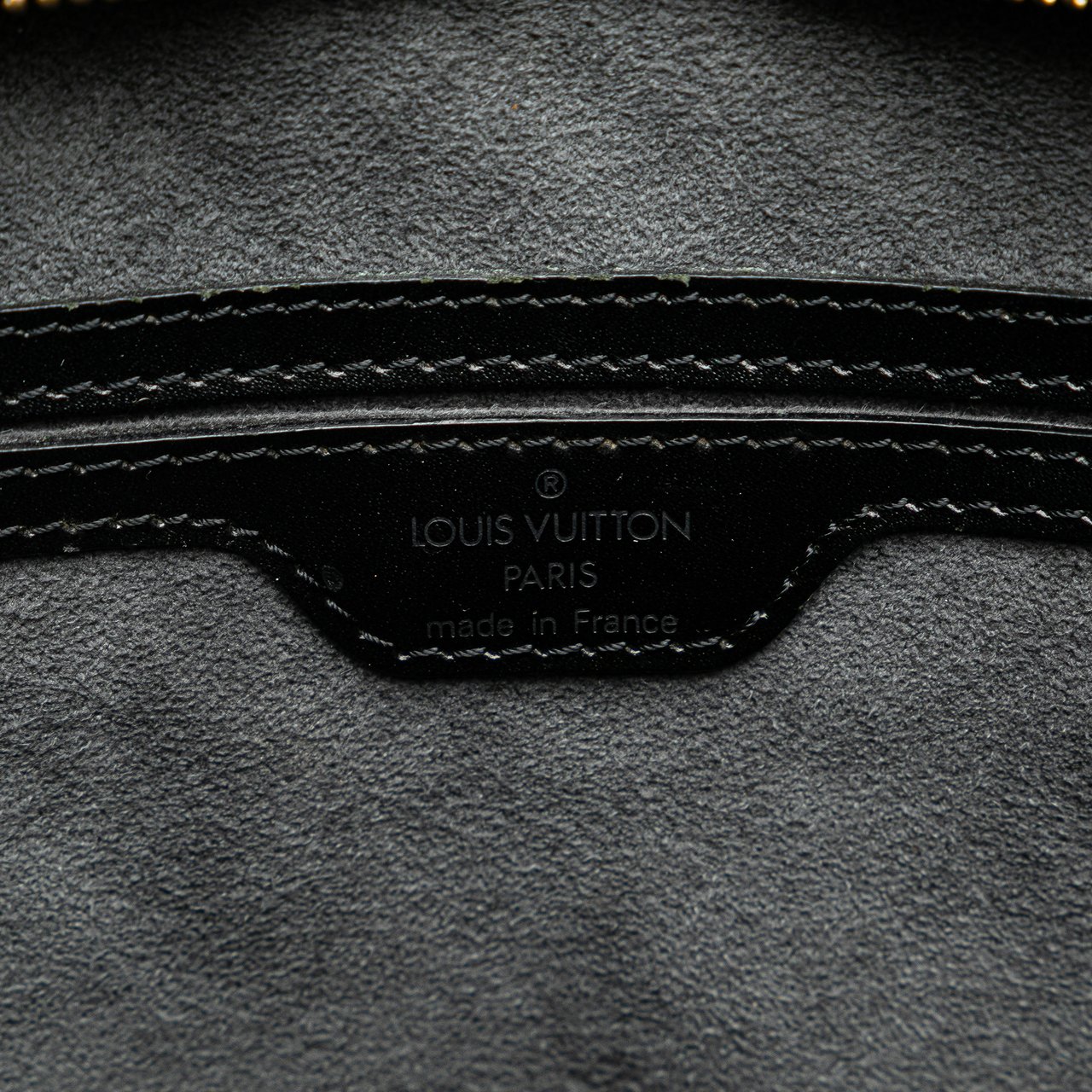 Louis Vuitton Epi Saint Jacques PM Short Strap Zwart