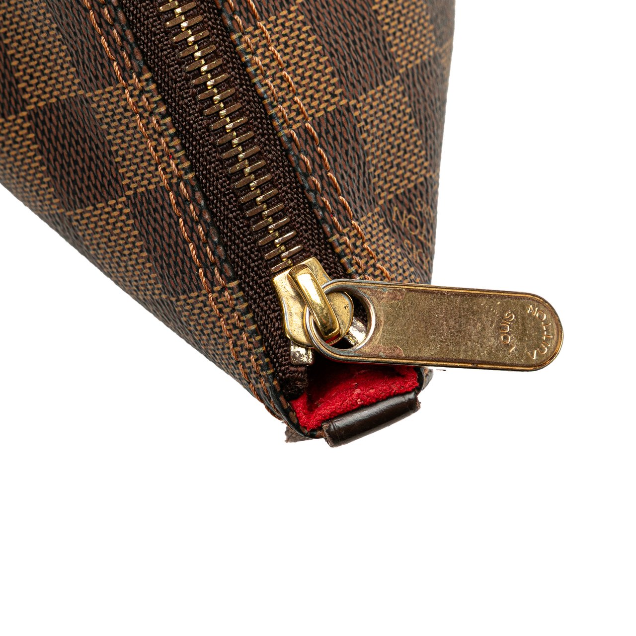 Louis Vuitton Damier Ebene Saleya PM Bruin