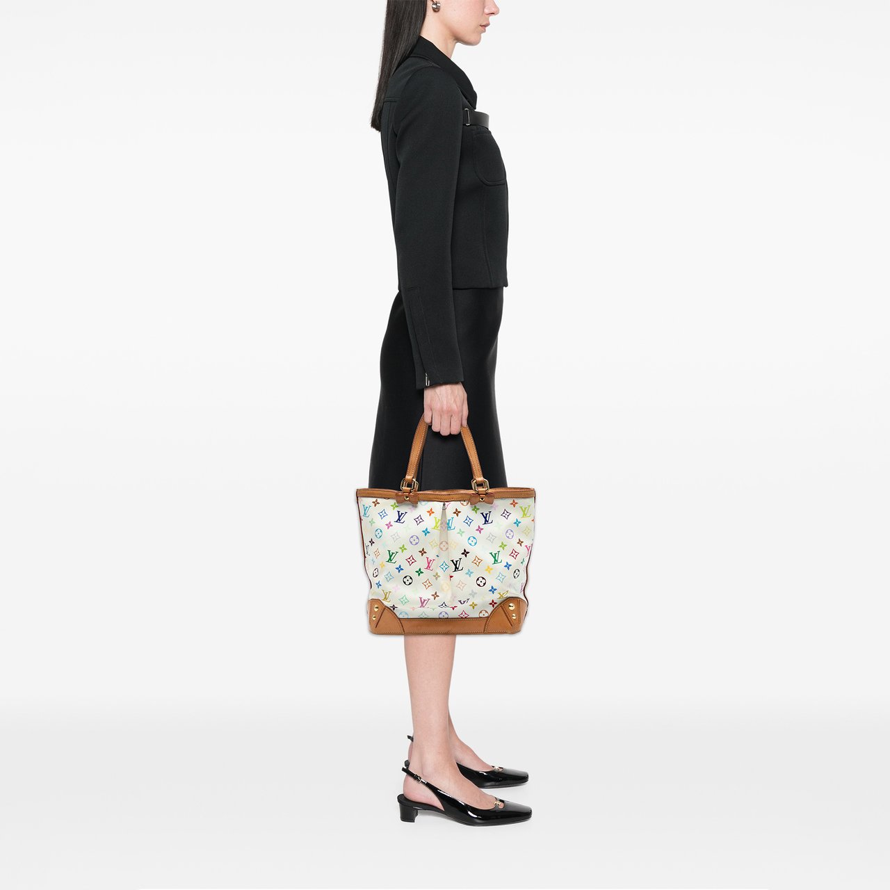 Louis Vuitton Monogram Multicolore Sharleen PM Wit