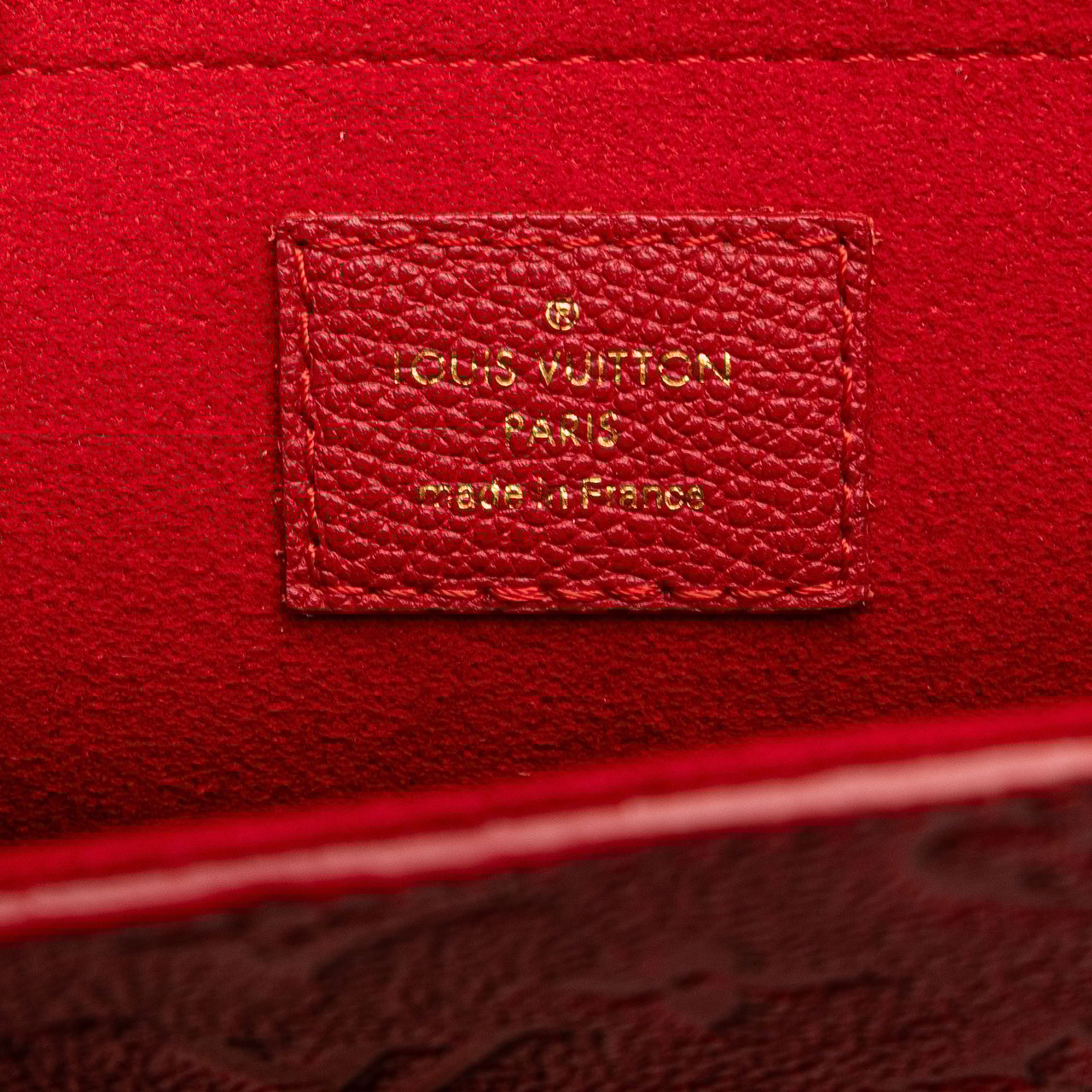 Louis Vuitton Monogram Empreinte Saint Sulpice BB Rood