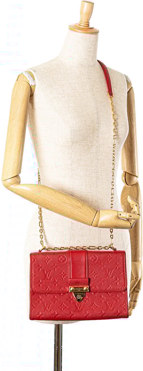 Louis Vuitton Monogram Empreinte Saint Sulpice BB Rood