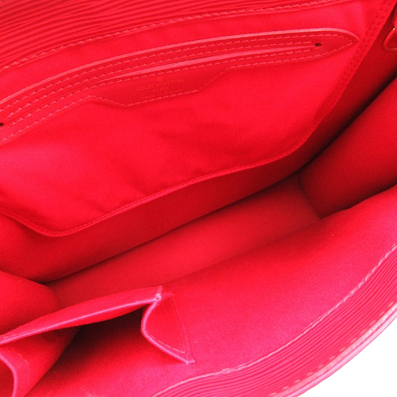 Louis Vuitton Epi Sac Plat PM Rood