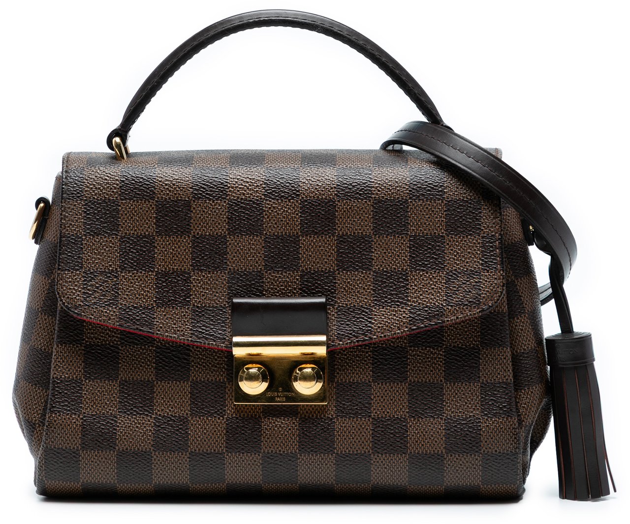 Louis Vuitton Damier Ebene Croisette Bruin