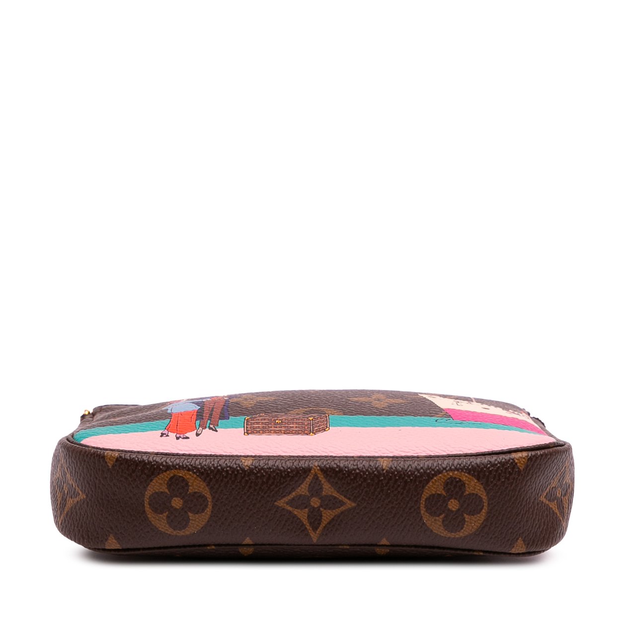 Louis Vuitton Monogram Transatlantic Mini Pochette Accessoires Bruin