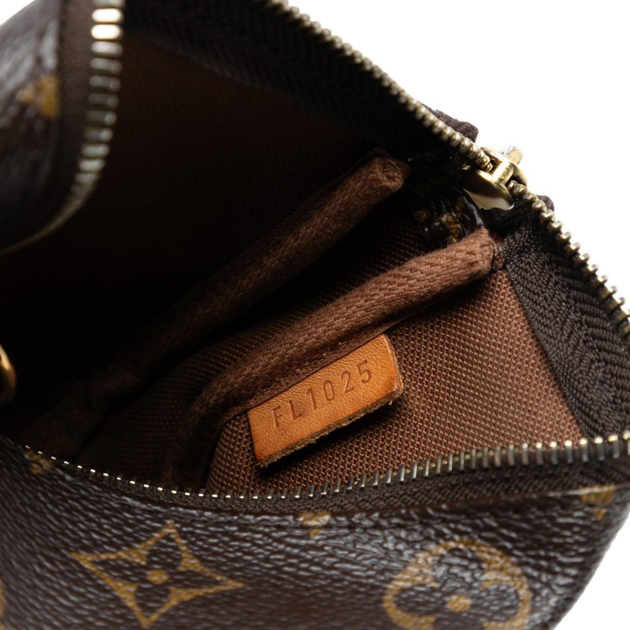 Louis Vuitton Monogram Mini Pochette Accessoires Bruin