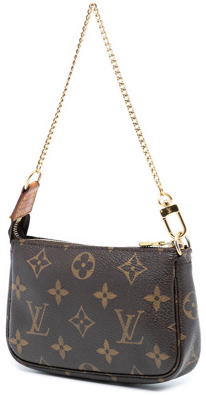 Louis Vuitton Monogram Mini Pochette Accessoires Bruin