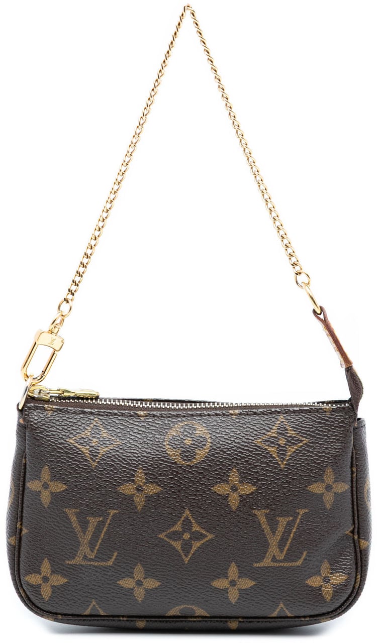Louis Vuitton Monogram Mini Pochette Accessoires Bruin