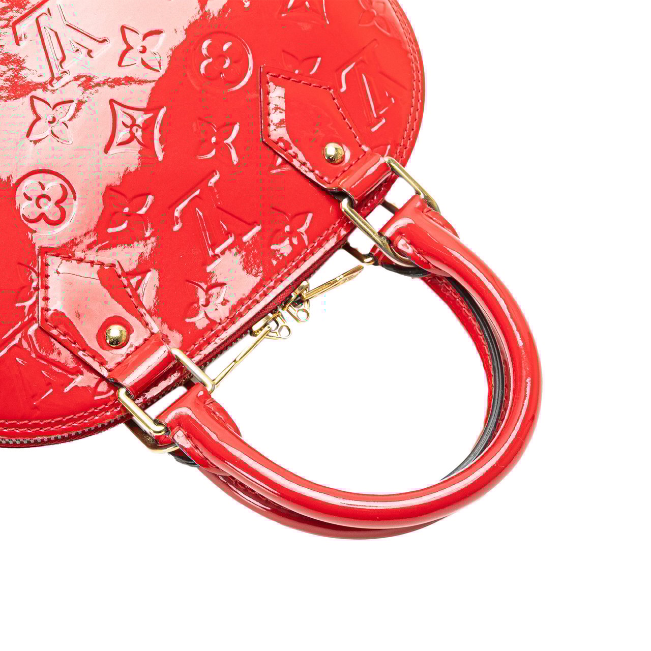 Louis Vuitton Monogram Vernis Alma BB Rood