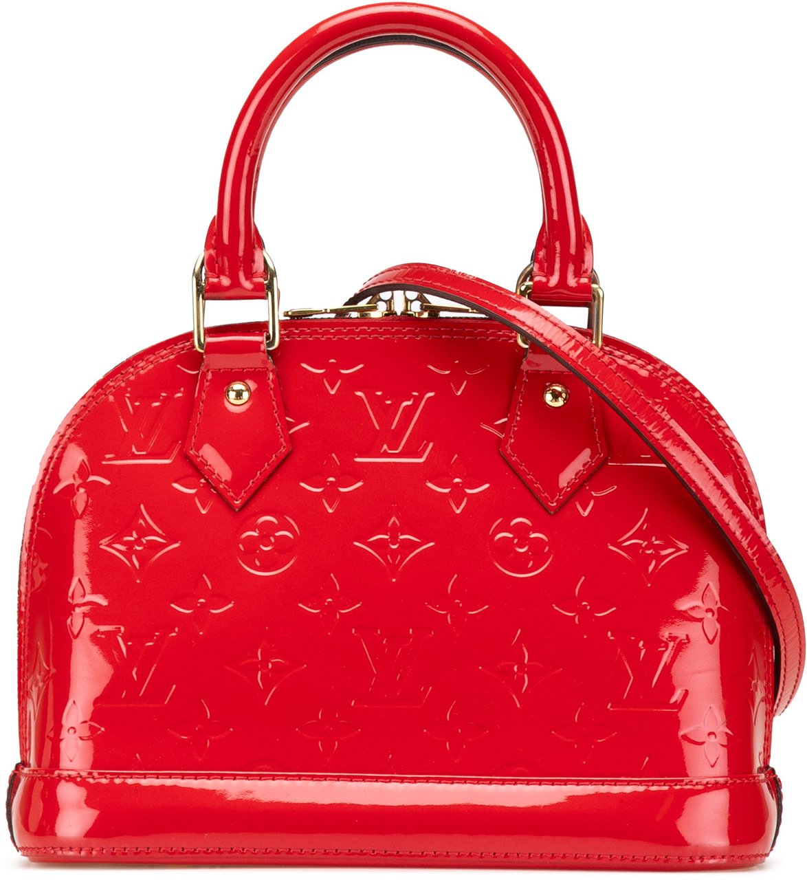Louis Vuitton Monogram Vernis Alma BB Rood
