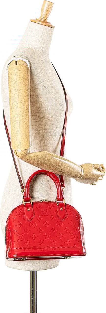 Louis Vuitton Monogram Vernis Alma BB Rood