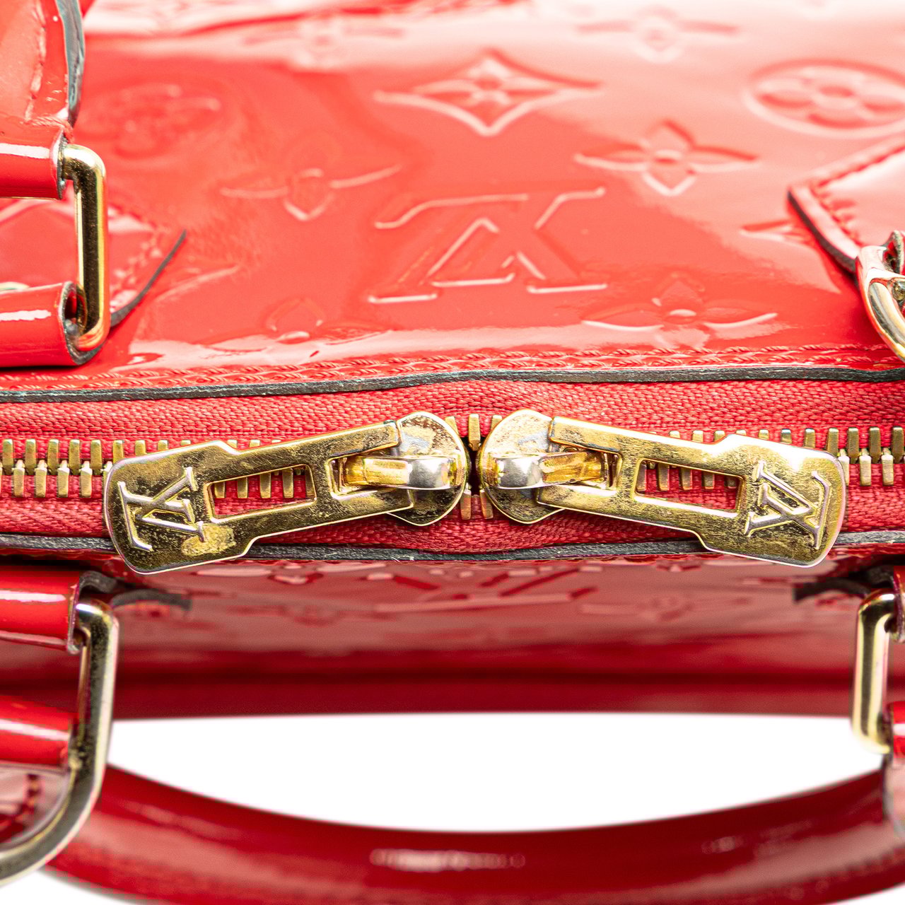 Louis Vuitton Monogram Vernis Alma BB Rood