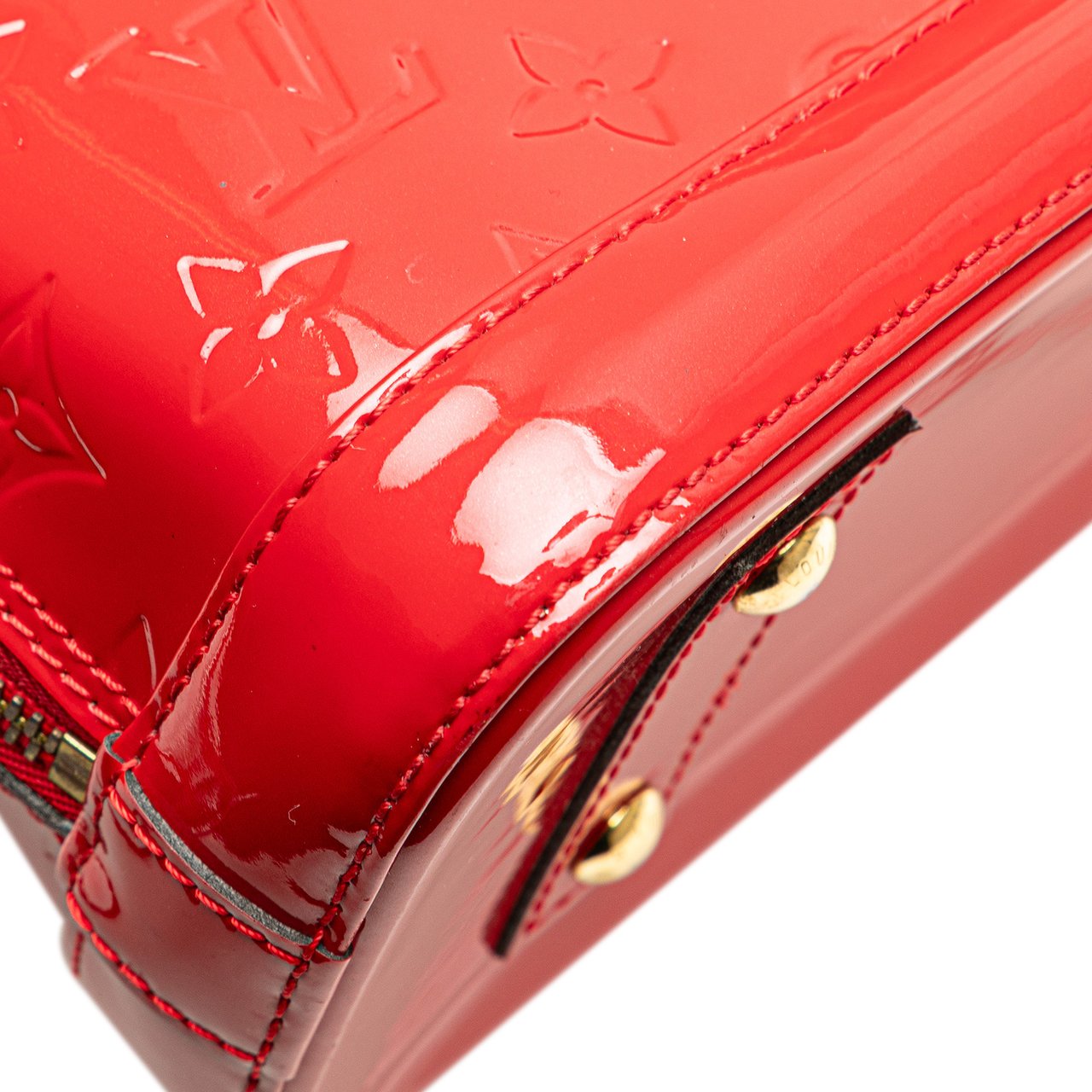 Louis Vuitton Monogram Vernis Alma BB Rood