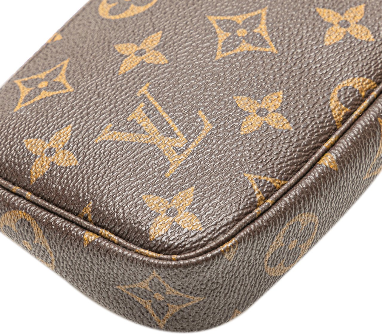 Louis Vuitton Monogram Mini Pochette Accessoires Bruin